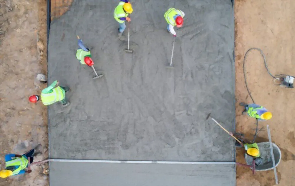 local contractors installing concrete slab driveway in Gardnerville, NV
