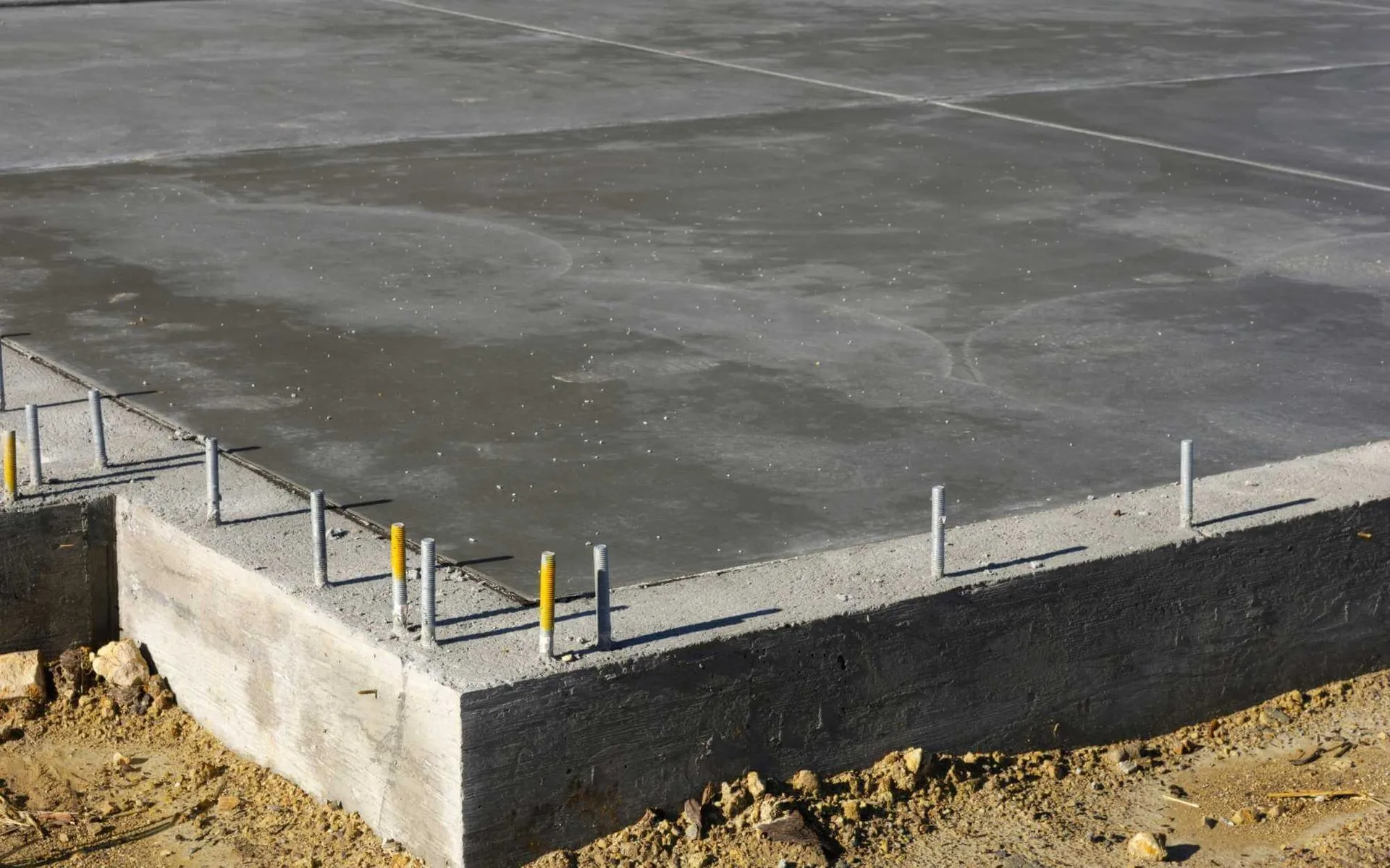 concrete foundation for a house to be built in Reno, NV