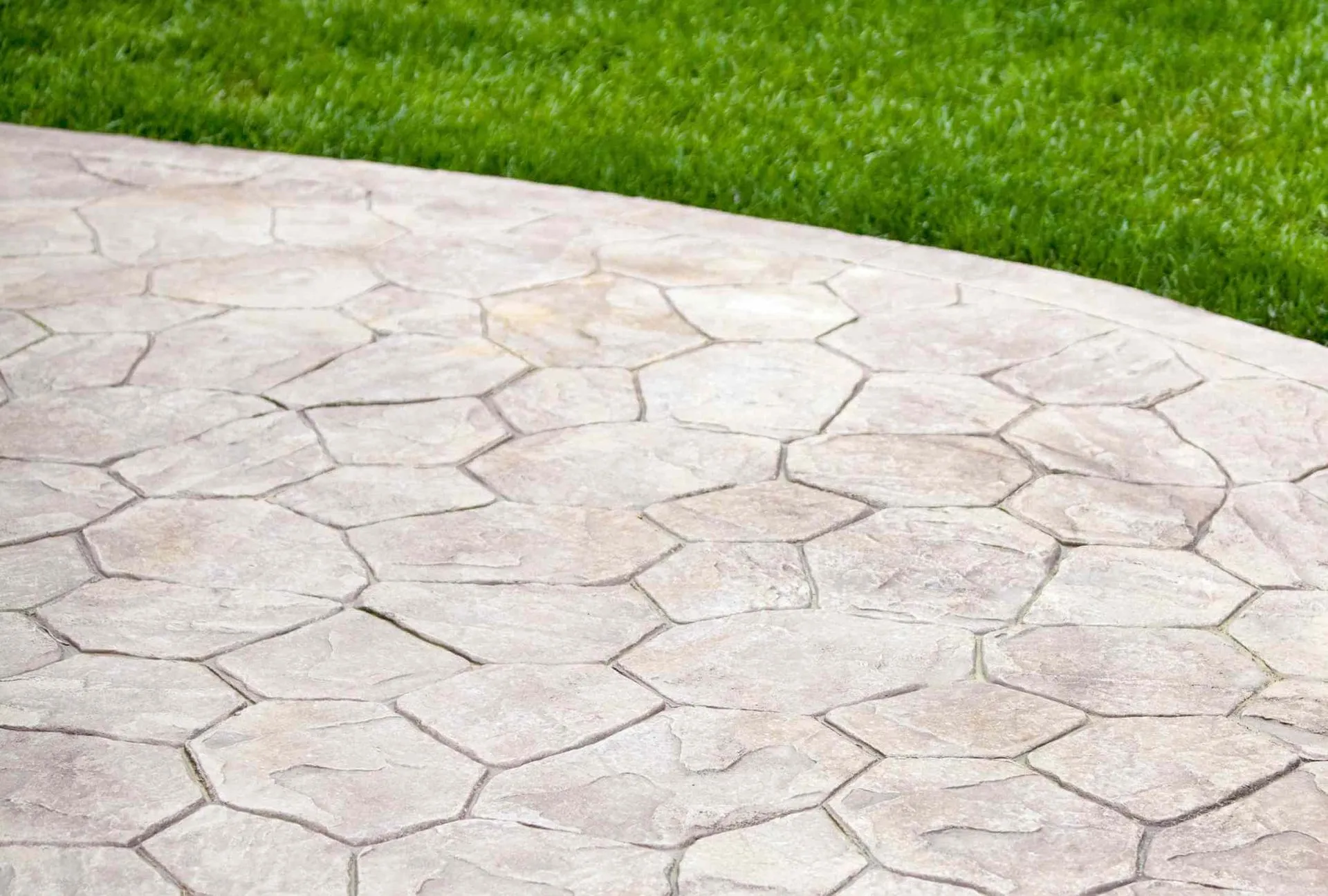 personalized stamped concrete patio in Minden, NV