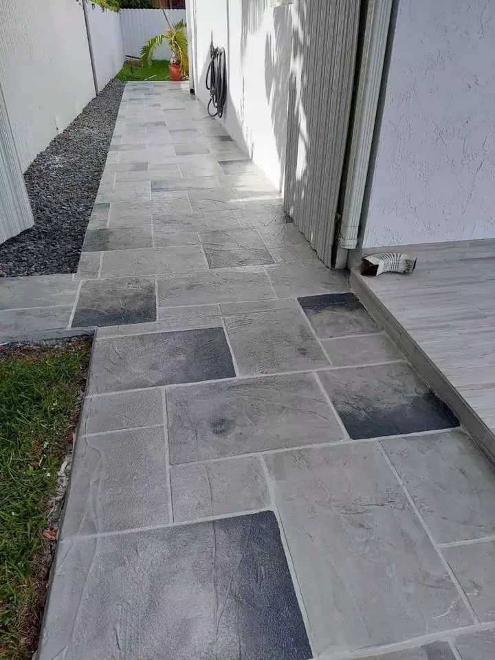 walkway resurfacing project by Reno Concrete Solutions